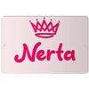 Makoroni - Nerta Girl Female Name 8x12 inc Aluminum Decorative Wall Street Sign view 1