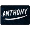 Makoroni - Anthony Male and Boy Name 8x12 inc Aluminum Decorative Wall Street Sign view 1