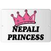Makoroni - Nepali Princess Princess Design 8x12 inc Aluminum Decorative Wall Street Sign view 1