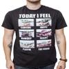 Star Wars The Mandalorian The Child Baby Yoda Today I Feel T-Shirt(Black,Large) view 1