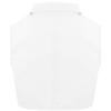 ACSUSS Mens Fashion Fake Collar Detachable Dickey Collar Solid Color Decorative Half Shirts False Collar White Large view 2