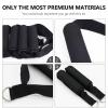 4Pcs Single-Grip Handles with Carabiner Clips Pull Handle Exercise for Resistance Tube Exercise Strength Training (Black) view 4