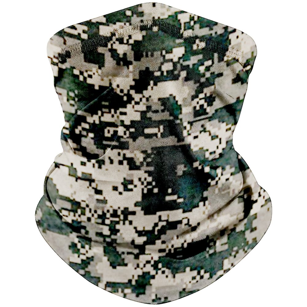 ARMORAY Face Mask Balaclava Neck Gaiter Reusable Washable Bandana Headwear Headband for Men & Women Hiking Cycling Fishing Masks (MUD CAMO)