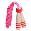TIENO Toy Jump Rope for Kids Wooden Handle Jumping Ropes 7 Feet Christmas Birthday Gift Red view 1