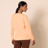 Amazon Essentials Women's Fleece Crewneck Pullover Sweatshirt (Available in Plus Size), Melon Orange, XX-Large view 2