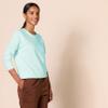 Amazon Essentials Women's Fleece Crewneck Pullover Sweatshirt (Available in Plus Size), Aqua Blue, Large view 3