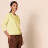 Amazon Essentials Women's Fleece Crewneck Pullover Sweatshirt (Available in Plus Size), Light Yellow, Large view 3