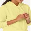 Amazon Essentials Women's Regular-Fit Midweight Fleece Pullover Hoodie with Kangaroo Pocket (Available in Plus Size), Light Yellow, Medium view 3