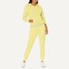 Amazon Essentials Women's Regular-Fit Midweight Fleece Pullover Hoodie with Kangaroo Pocket (Available in Plus Size), Light Yellow, Medium view 4