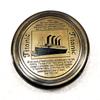 Antique Nautical Titanic Pocket Compass 3" Brass Navigation Pocket Compass Set of 2 view 2