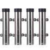 Amarine Made 4-Pack Boat Marine Fishing Stainless Steel Side Mount Rod Holders with Brackets-7743S view 1