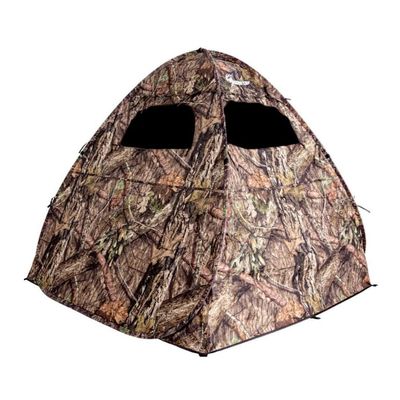 Ameristep Gunner Lightweight Durable 58" x 56" x 57" Compact Size 1-Person Capacity Portable Hunting Ground Blind - Mossy Oak Break-Up Country