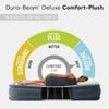 Intex Dura-Beam Deluxe Comfort-Plush Elevated: Fiber-Tech  Queen Size  Built-in Electric Pump  18in Bed Height  600lb Weight Capacity view 2