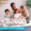 Intex Mid-Rise Air Mattress Bed with Built-in Pump, Dura-Beam Deluxe Comfort Plush, Queen - Portable Luxury Travel Airbed for Adults, Camping, Guests view 3