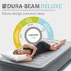 Intex Twin Size Air Mattress, 18in Height, Built-in Pump, Dura-Beam Deluxe Comfort-Plush - Portable Inflatable Blow-up Bed for Camping, Travel, Guests view 4