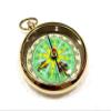 Antique Nautical Pocket Green Dial Compass 2" Brass Navigation Pocket Compass Set of 5 view 4
