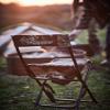 AMERISTEP Hunting Foldable Design Portable Lightweight High-Back Blind Chair with Backrest, Mossy Oak Break-up Country view 2