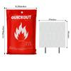 Fire Blanket, Fiberglass Survival Gear for Outdoor Situations, Emergency Retardant Blanket with Fire Suppression Properties, Easy to Use, Ideal for Home Safety and Survival Kits view 3