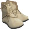 Medieval Ankle Rubber Sole Shoes Hand Made Brown or Black ABS (Natural Leather, USA-9) view 1