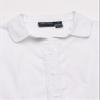 Nautica Girls School Uniform Short Sleeve Button Up Blouse, Ruffle Placket & Cap Shirt, White, 12-14 US view 2