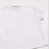 Nautica Girls School Uniform Short Sleeve Button Up Blouse, Ruffle Placket & Cap Shirt, White, 12-14 US view 4