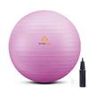 PRIMASOLE Exercise Ball for Balance Stability Fitness Workout Yoga Pilates at Home Office & Gym 75cm Nail Pink view 1