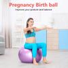 PRIMASOLE Exercise Ball for Balance Stability Fitness Workout Yoga Pilates at Home Office & Gym 75cm Nail Pink view 3