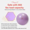 PRIMASOLE Exercise Ball for Balance Stability Fitness Workout Yoga Pilates at Home Office & Gym 75cm Nail Pink view 4