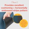 Primasole Yoga Mat Eco-Friendly Material 1/2"(10mm) Non-Slip Yoga Pilates Fitness at Home & Gym Twin Color Jango Green/Black PSS91NH075A view 3