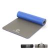 Primasole Yoga Mat Eco-Friendly Material 1/2"(10mm) Non-Slip Yoga Pilates Fitness at Home & Gym Twin Color Earth Brown/Blue PSS91NH075A view 1