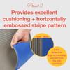 Primasole Yoga Mat Eco-Friendly Material 1/2"(10mm) Non-Slip Yoga Pilates Fitness at Home & Gym Twin Color Earth Brown/Blue PSS91NH075A view 3