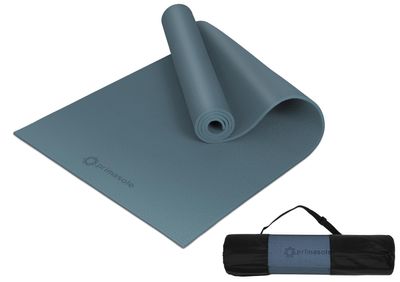 Primasole Yoga Mat with Carry Strap for Yoga Pilates Fitness and Floor Workout at Home and Gym 1/3 thick (Jango Green Color) PSS91NH011A