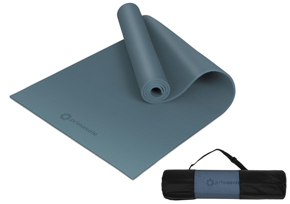 Primasole Yoga Mat with Carry Strap for Yoga Pilates Fitness and Floor Workout at Home and Gym 1/3 thick (Jango Green Color) PSS91NH011A