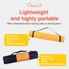 Primasole Yoga Mat with Carry Strap for Yoga Pilates Fitness and Floor Workout at Home and Gym 1/3 thick (Jango Green Color) PSS91NH011A view 4