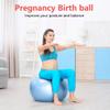 PRIMASOLE Exercise Ball for Balance Stability Fitness Workout Yoga Pilates at Home Office & Gym 45cm Pale Gray view 3