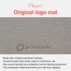 Primasole Yoga Mat with Carry Strap for Yoga Pilates Fitness and Floor Workout at Home and Gym 1/4 thick (Earth Brown Gray Color) PSS91NH004A view 2