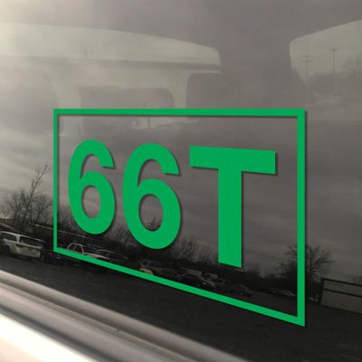 5-Pack Army MOS 66T Emergency Room Nurse ER Window Decal. Free Lifetime Replacement. 3" x 5" Heavy Duty Die Cut Vinyl Veteran Bumper Sticker. (Green)