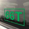 5-Pack Army MOS 66T Emergency Room Nurse ER Window Decal. Free Lifetime Replacement. 3" x 5" Heavy Duty Die Cut Vinyl Veteran Bumper Sticker. (Green) view 1