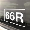 5-Pack Army MOS 66R Psychiatric Nurse Practitioner Window Decal. Free Lifetime Replacement. 3" x 5" Heavy Duty Die Cut Vinyl Veteran Bumper Sticker. (White) view 1