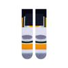 Stance Crew Jazz Shortcut 2 Socks (Large, Navy) view 3
