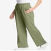 Woman Within Plus Size Tall 7-Day Knit Wide-Leg Pull-On Pants - 6X, Sage view 3