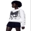 Jonny Cota Studio Leopard Wings Print Sweatshirt, White, L, Men's and Women's view 2