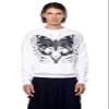 Jonny Cota Studio Leopard Wings Print Sweatshirt, White, L, Men's and Women's view 4