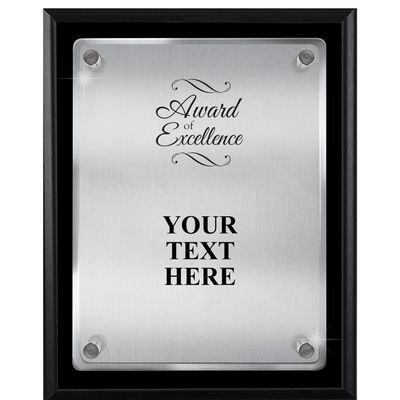 Award of Excellence Plaques, 8x10 Floating Acrylic Award of Excellence Trophy Plaque Prime