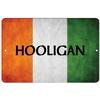 Makoroni - Hooligan Irish Ireland Flag 12x18 inc Aluminum Decorative Wall Street Sign view 1