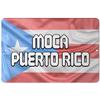 Makoroni - MOCA Puerto RICO Puerto Rico Puerto Rican 12x18 inc Aluminum Decorative Wall Street Sign view 1