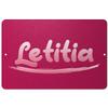 Makoroni - Letitia Female Name 12x18 inc Aluminum Decorative Wall Street Sign view 1