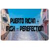 Makoroni - Puerto Rican + Irish = PEREFECTION Puerto Rican 12x18 inc Aluminum Decorative Wall Street Sign view 1