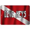 Makoroni - Dive Keys Scuba Design 12x18 inc Aluminum Decorative Wall Street Sign view 1