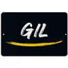 Makoroni - Gil Name 12x18 inc Aluminum Decorative Wall Street Sign view 1